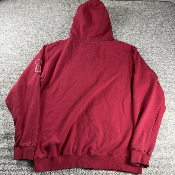 Colosseum University Of Nebraska Hooded Fleece Jacket Red Men's Size XL - Picture 7 of 7